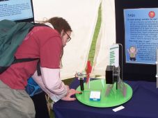 Wind exhibit in use in Aberdeen