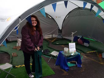 eco crazy golf at blackberry fair