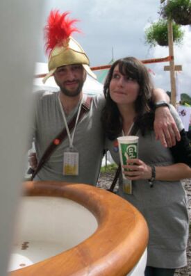 making a wish at the magic dish