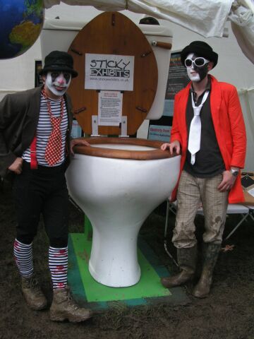 clowns at the wishing bog