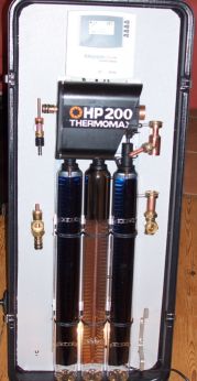 evacuated tube demo rig