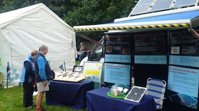 eco van at wirral earth fest